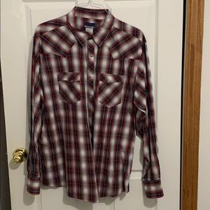 Men’s wrangler pearl snap